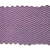 Teal and Purple Acrylic Crochet Blanket