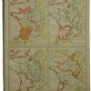 Vintage Large Spiral-Bound World Atlas, 24 Pages Of Maps, Dated 1953