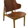 Teak Kofod Larsen Chair With Bentwood Back And Seat