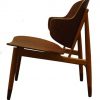Teak Kofod Larsen Chair With Bentwood Back And Seat
