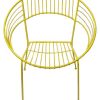 Yellow Iron Garden Chair