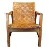  Jens Risom Knoll 1950s  Birch and Leather  Blonde (BK)