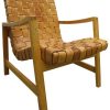  Jens Risom Knoll 1950s  Birch and Leather  Blonde (BK)
