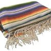 Woven Striped Wool Rug