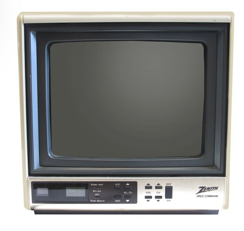 Zenith Beige Plastic Television - Lost and Found