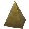 Brass Austrian Stylized Triangle Book Ends