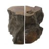Wood Stump Bookends