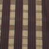 Reversible Striped Moroccan Pattern Mat with Tasseled Ends