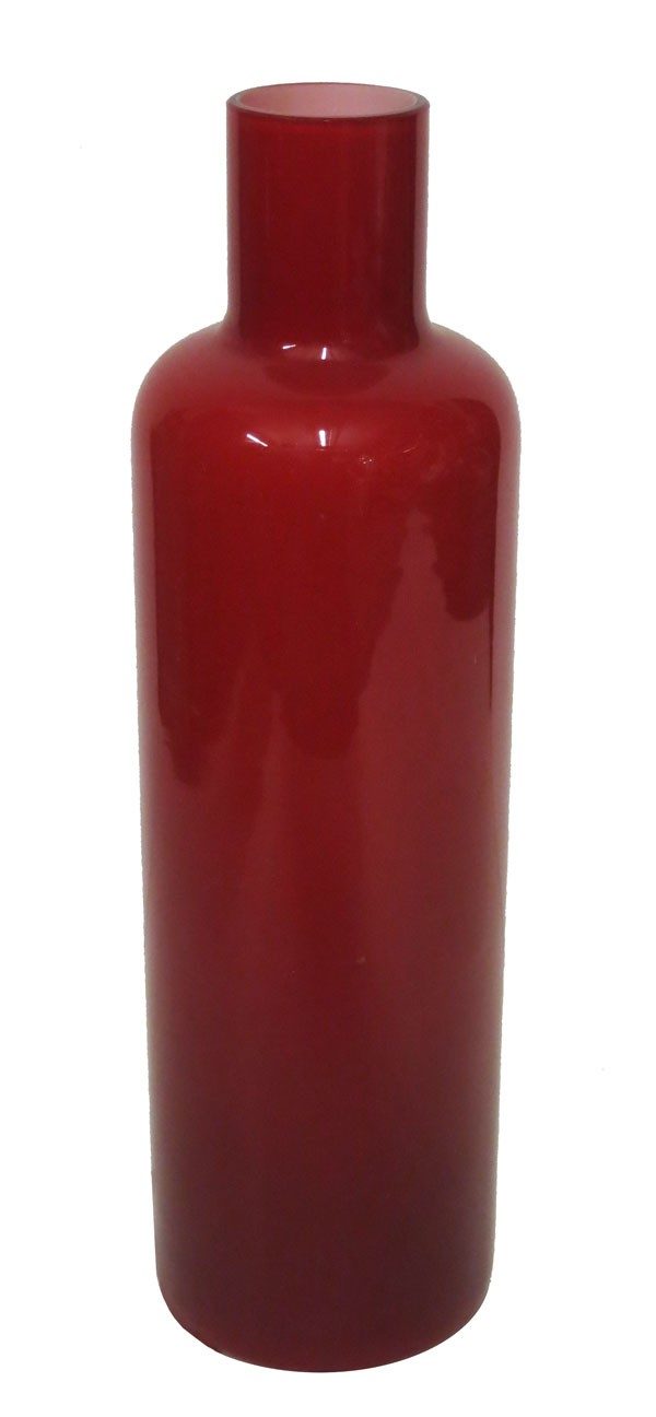 Vintage Red Glass Vase